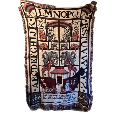 Manta alfabeto tapiz arca de Noé Foto 1 de 4