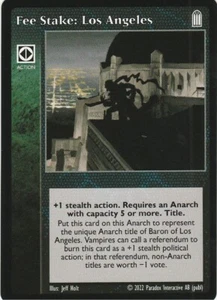 Apuesta de tarifa: Los Ángeles x1 Black Chantry Promo VTES Jyhad - Imagen 1 de 1