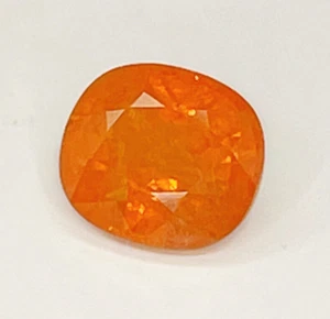 2.85ct Orange Sapphire with Gem Report Natural Unheated Orange Sapphire - Picture 1 of 8