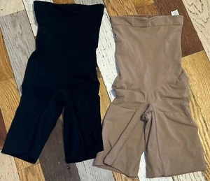 2 Spanx Power Series Desnudo Cintura Alta Medio Muslo Forma Adelgazante Forma Desgaste S Sma - Imagen 1 de 9