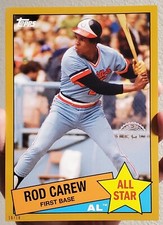 ROD CAREW 2020 Topps 1985 35th Anniversary All-Stars Gold SP 5x7 #/10 TWINS