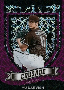 2021 Panini Chronicles Purple Velocity #7 Yu Darvish Crusade Prizm - Picture 1 of 2