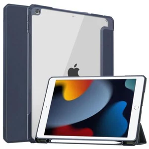 Hybrid Case For Apple iPad 10.2 in 9th 8th 7th Slim Magnetic Stand Cover Leather - Picture 1 of 25
