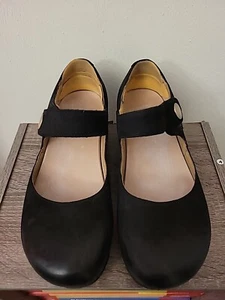 DANSKO, Mary Jane Clogs, Beatrice, schwarzes Leder, Größe 39 - Bild 1 von 13