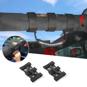 2X Roof Top Roll Bar Grab Handles Grip Handle for Jeep Wrangler YJ CJ TJ JK JL - Picture 1 of 7