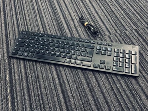 FAULTY Dell KB216p ITALIAN Slim Office Multimedia USB Keyboard (Black) - Picture 1 of 3