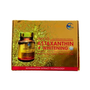 Phyto Astaxanthin + Whitening, Flawless, Glowing Skin 30 Caps FREE SHIPPING - Picture 1 of 6