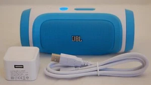 JBL Charge BLUE Stereo Wireless Bluetooth Portable Fun Speaker iPhone 7+/7/6S C - Picture 1 of 6