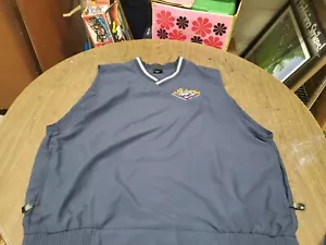 Pimlico NIKE 130TH PREAKNESS BLUE VEST Large V-Neck Pullover 2005 Baltimore L - Picture 1 of 7