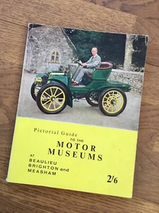 Vintage Collectable Guide To The Motor Museums Car Vehicle Book Magazine - Picture 1 of 8