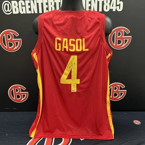 Pau Gasol Signed Spain Jersey Autographed CX Los Angeles Lakers Retired Number - Picture 1 of 3