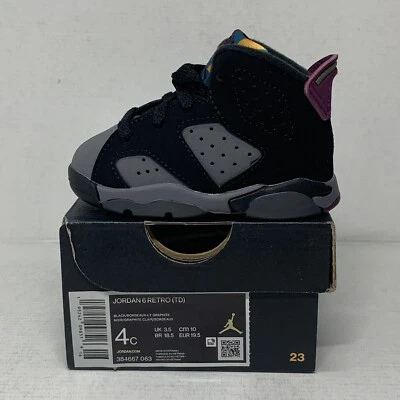 Jordan 6 Bordeaux ребенка ясельного возраста размер 4c новый 384667-063 воздуха Jordan ретро младенца - Изображение 1 из 4