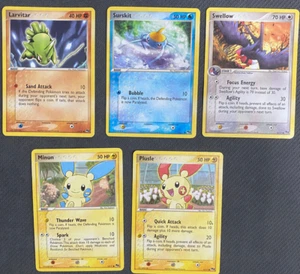 Pokemon Series 1 Complete Common Set Minun Plusle League Promo Near Mint (NM) - Picture 1 of 2