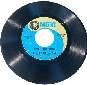 ERIC BURDON AND WAR SPILL THE WINE / MAGIC MOUNTAIN 45 RPM RECORD 070 - Picture 1 of 2