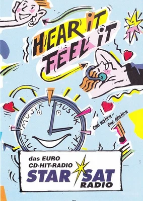 1994 QSL: Star Sat Radio, Berlin, Germany - Image 1 of 2
