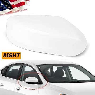 Крышка на правостороннее зеркало пассажира для седана Nissan Altima 2013-2018 годов выпуска белая - Изображение 1 из 4