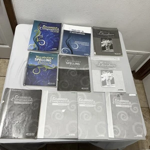 Abeka 10th Grade English Grammar Composition IV Vocabulary Spelling Consumer Lot - Picture 1 of 11