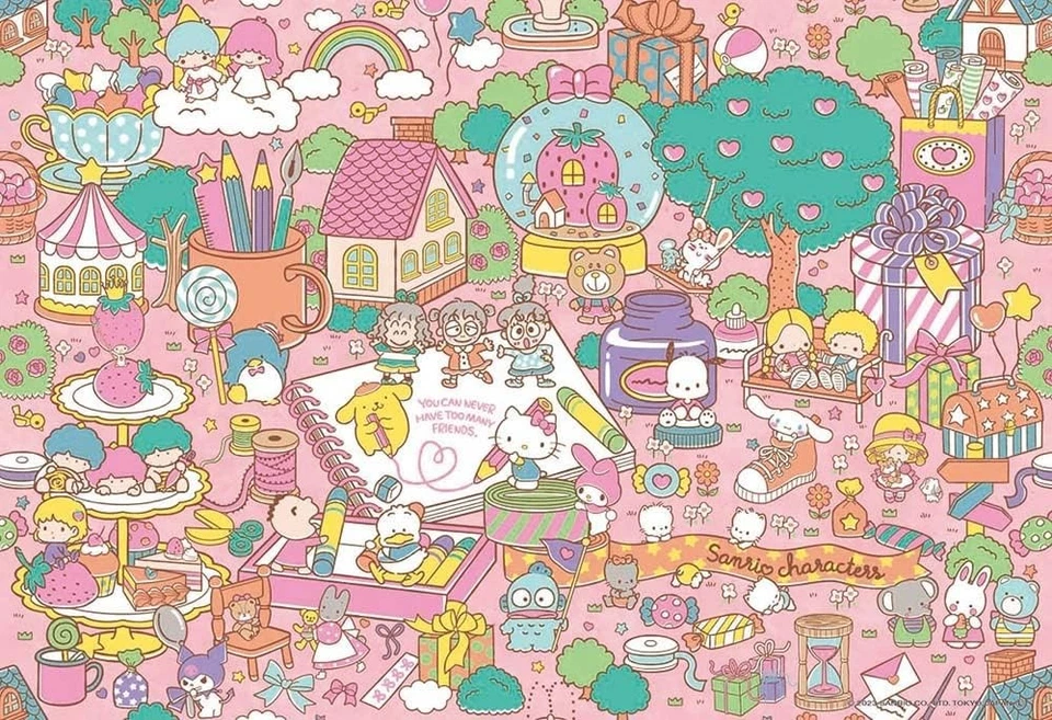 Beverly 500 Jigsaw Puzzle Sanrio Retro Park (26x38cm) 500S-014 JP