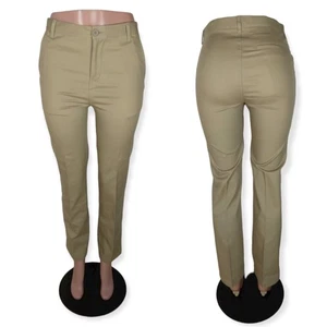 Old Navy Straight Built-in Flex Hose Gr. 16 Junior Khaki  - Bild 1 von 8