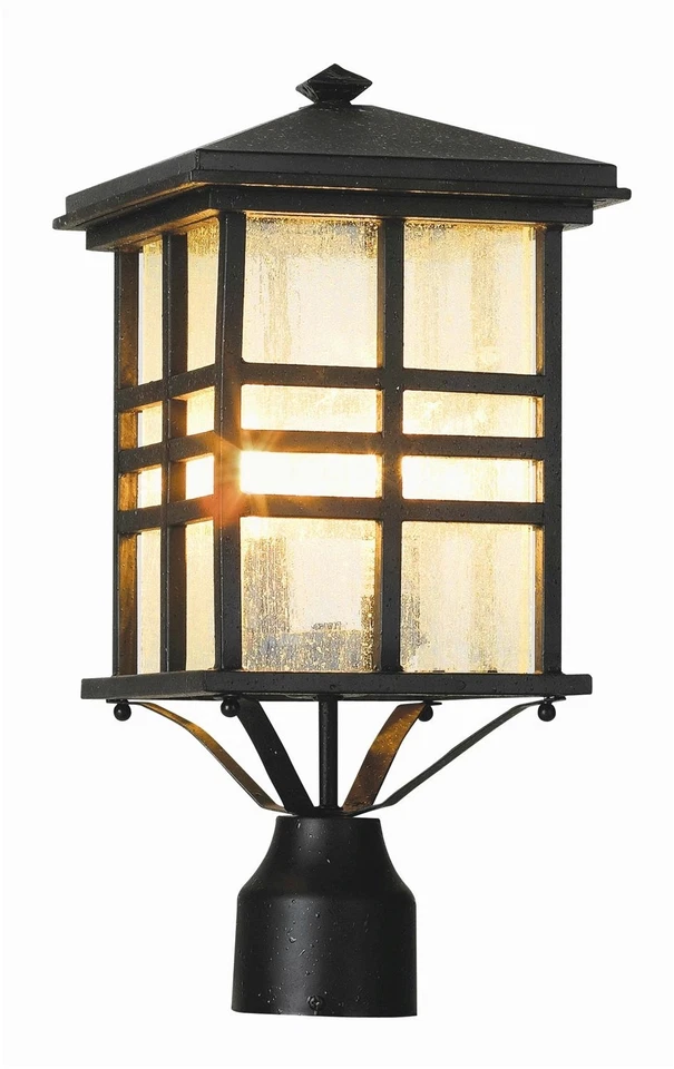 Trans Globe Lighting - Craftsman - Two Light Outdoor Medium Post Mount-Weathered - Image 1 of 1