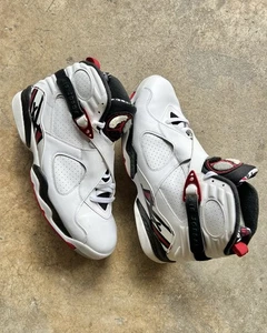 2016 Air Jordan 8 Retro Alternate Mens Size 12 - 305381-104 White Red Black - Picture 1 of 18