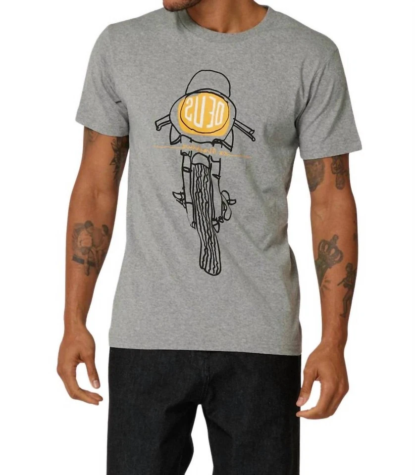 Camiseta Deus Ex Machina Frontal Matchless Gris Foto 1 de 1