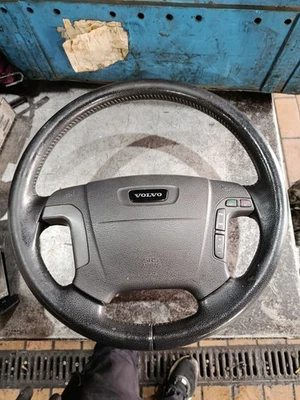 Volvo V70 II S80 TS 184 Lederlenkrad Lenkrad Leder 3409631 8638243 Multifunktion - Bild 1 von 4