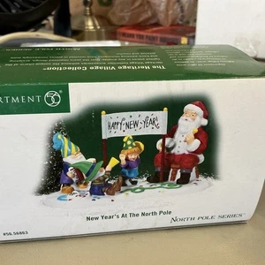DEPT 56 Nordpol Serie 56863 "Neujahr am Nordpol" mit Box - Bild 1 von 14