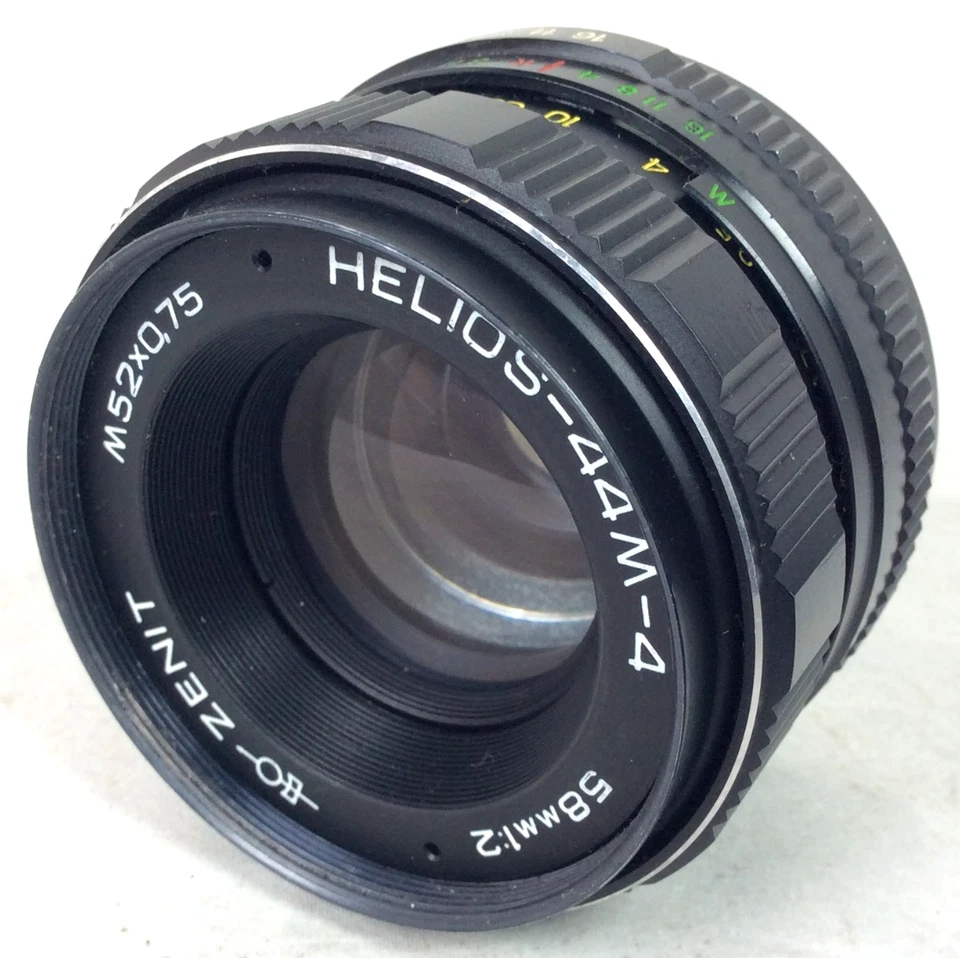 HELIOS-44M-4 ZENIT 58mm f/2 M42 Mount Standard Prime Camera Lens New version - Image 1 of 4