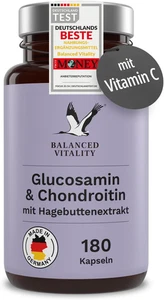 Glucosamin & Chondroitin Kapseln - 1400Mg Glucosamin pro Tagesdosis, 180 Kapseln - Bild 1 von 6