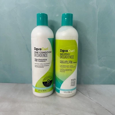Devacurl No-Poo Decadence Cleanser & One Condition Decadence Conditioner 12z Duo - Image 1 of 4