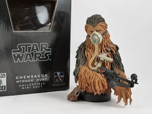 Star Wars Gentle Giant Mini-Bust Chewbacca Mynock Hunt, résine n°300/2500 2008 - Imagen 1 de 13