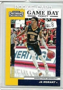 JA MORANT 2019 PANINI CONTENDERS DRAFT PICKS "BOLETO DEL DÍA DEL JUEGO" - NOVATO - Imagen 1 de 1