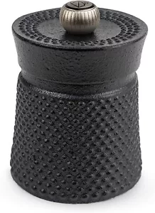 Peugeot BALI FONTE Cast Iron Pepper Mill, 8cm/3 In, Black - Picture 1 of 7