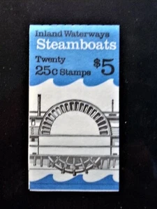 US Full Booklet BK166 25c Steamboats containing 2 2405-2409a panes ..unopened - Picture 1 of 1