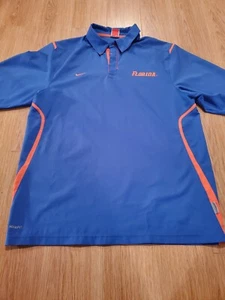 Nike Florida Gators Shirt Herren Medium Blau Polo Kurzarm Nike Fit NCAA - Bild 1 von 10