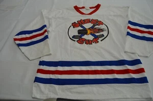 Camiseta deportiva de hockey blanca cuello en V de colección AK talla mediana - Imagen 1 de 10