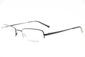 NEW MARCOLIN EYEWEAR MA 6824 COL.002 BLACK AUTHENTIC RX EYEGLASSES MA6824 54-21 - Picture 1 of 3