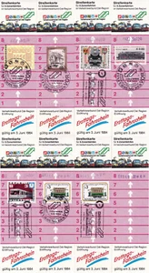 Austria, Lot of 8 Vintage Tramway Tickets, Vienna - Wiener Linien Tramwaytag - Picture 1 of 2