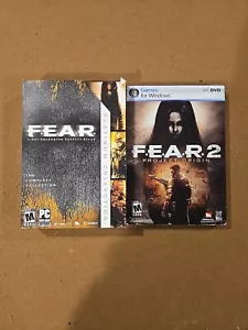 FEAR First Encounter Assualt Recon Platium EditionFEAR 2 Project Origin Complete - Picture 1 of 7