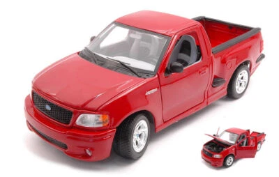 MODELLINO FURGONE MAISTO STATICO FORD SVT F-150 ROSSO MODELLISMO SCALA 1:18 - Immagine 1 di 4