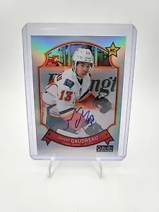 2014-15 Johnny Gaudreau O-Pee-Chee Platinum Autograph Rookie Rainbow Variation - Picture 1 of 3