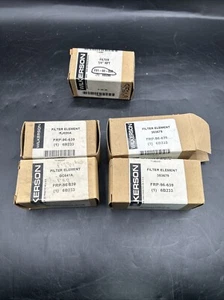 Lot Of 5 WILKERSON Filter Element FRP-96-639 6B233 W/ O-ring & F01-02-000 1/4" - Picture 1 of 13