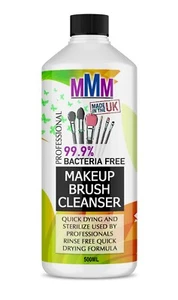 MMM MAKEUP BRUSH QUICK DRY CLEANER / STERILIZING LIQUID UK SELLER 500ML - Picture 1 of 1