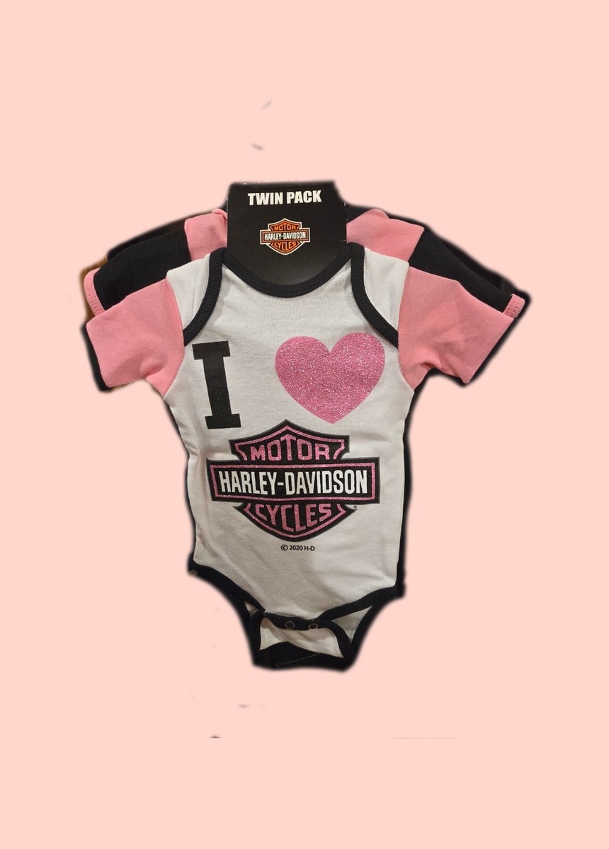 Motorcycle Baby Girl Harley Harley-Davidson Baby Girls' 2-Pack