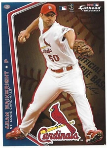 ADAM WAINWRIGHT FATHEAD TRADEABLES ST LOUIS CARDINALS REMOVABLE STICKER 2010 #60 - Picture 1 of 3