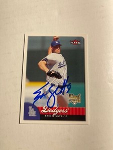 Los Angeles Dodgers ERIC STULTS Signed Card