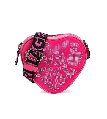 Bolso Bandolera KARL LAGERFELD PARIS Mujer Rosa en Forma de Corazón Nuevo con Etiquetas 178 $ Foto 1 de 4