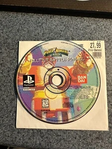 Power Rangers Zeo: Fulltilt Battle Pinball for Playstation 1 (PS1) Disc Only - Picture 1 of 4