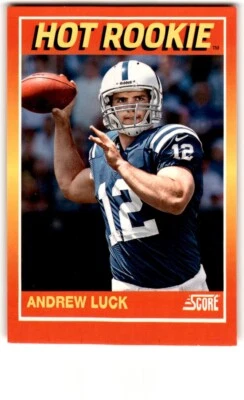 2012 Score Hot Rookies Andrew Luck /399 #7 - Image 1 of 2